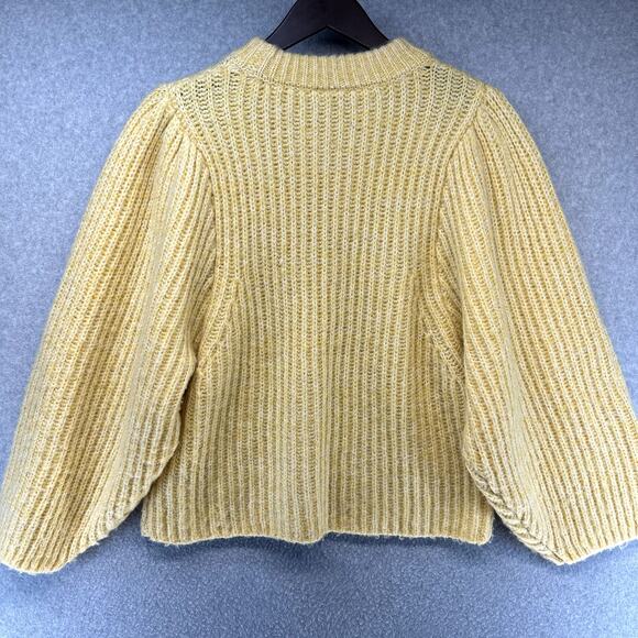 Topshop Womens Knit Sweater Size Small (US 4-6) Yellow Cute - Picture 2 of 7